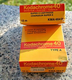 PELLICOLA super 8 KODACHROME