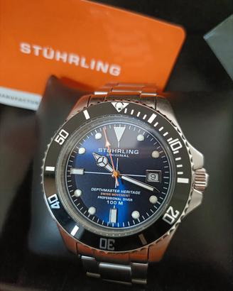 Sthurling swiss depthmaster heritage Diver 100m