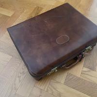 Ventiquattrore Vintage Anni '80 in Vera Pelle