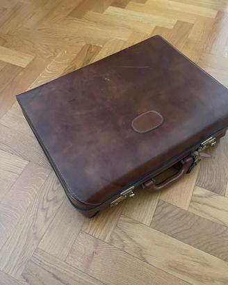 Ventiquattrore Vintage Anni '80 in Vera Pelle
