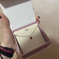 collana cuore rosso mabina