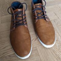 Scarpe uomo marrone chiaro alte