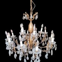 lampadario a gocce vintage 15 punti luce 