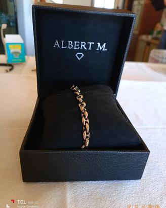 Bracciale uomo/donna Albert M. in argento 925