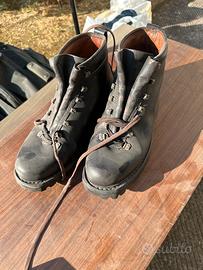 Scarponi militari vintage alpina pirelli