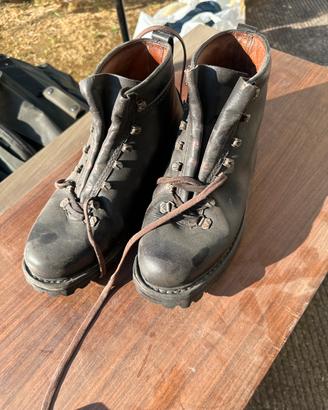 Scarponi militari vintage alpina pirelli