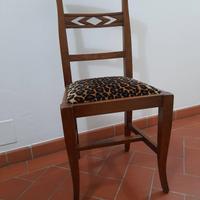 Sedia massello per scrivania