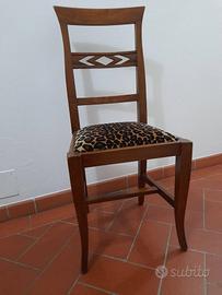 Sedia massello per scrivania