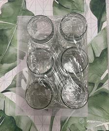 6 vasi bormioli usati 500 ml