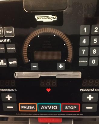 Tapis roulant technogym