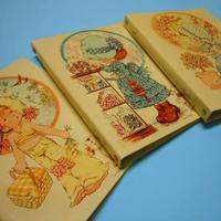 Sarah Kay raccoglitori quaderni anelli vintage 70s