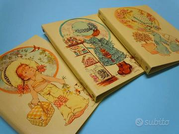 Sarah Kay raccoglitori quaderni anelli vintage 70s