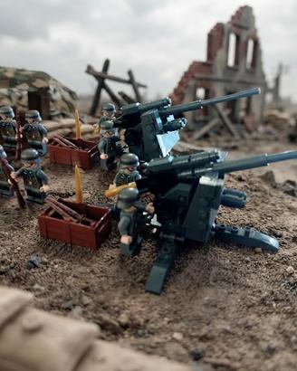 lotto lego compatibile tema WW2 esercito tedesco