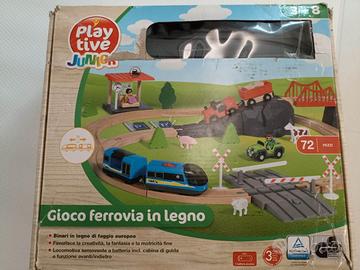 Playtive Junior Gioco Ferrovia in Legno