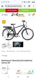 Montana city bike Man bici elettrica uomo