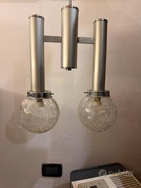 Lampadario anni 70 vintage