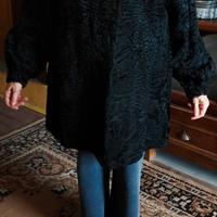 Giacca tre quarti in astrakan