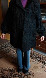 Giacca tre quarti in astrakan