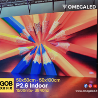 Ledwall Indoor P2.6 GOB – XR Series Omegaled 3x2mt