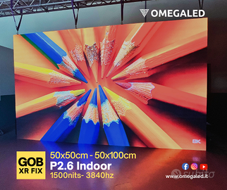 Ledwall Indoor P2.6 GOB – XR Series Omegaled 3x2mt