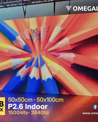 Ledwall Indoor P2.6 GOB – XR Series Omegaled 3x2mt