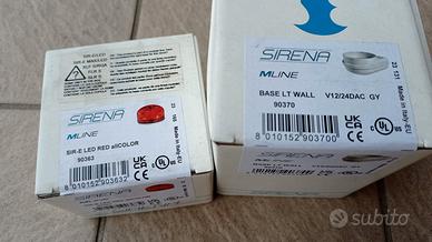 Sirena elettronica a Led 90363 e base 90370