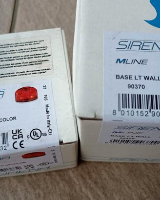 Sirena elettronica a Led 90363 e base 90370