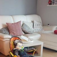 Divano 3 posti Chateau d'Ax con movimento in pelle