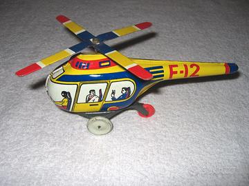 Elicottero in latta F.S.C. F12 Sirio Ferrari
