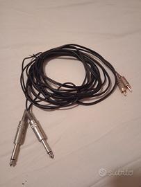 Cavo audio doppio Jack RC