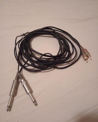 Cavo audio doppio Jack RC