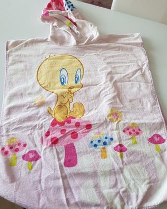 Accappatoio poncho bambina Bassetti