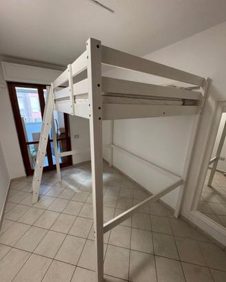 Letto a soppalco IKEA Stora + Materasso 140x200