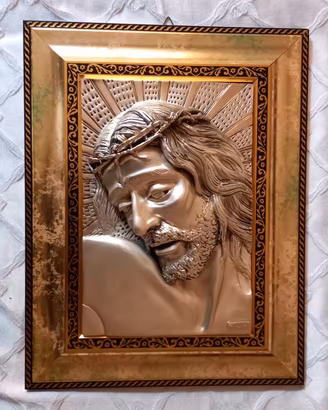 Bassorilievo devozionale italiano degli anni '70