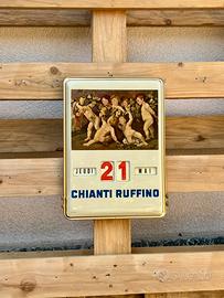 Calendario Perpetuo Chianti Ruffino Vintage 1960