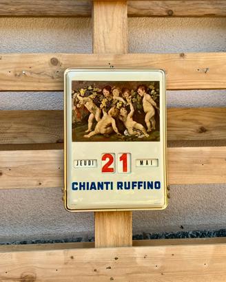 Calendario Perpetuo Chianti Ruffino Vintage 1960