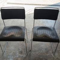 Sedie acciaio anni 90 originali 