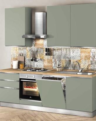 Cucina 240 con lavastoviglie 