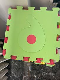 Quadrati di gomma con numeri