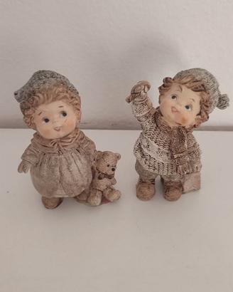 Figurine decorative, angioletti, pupazzetti