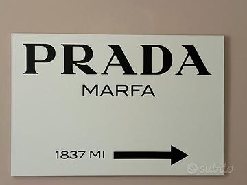 PRADA MARFA Quadro stampa su tela