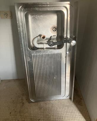 Lavello inox 1200x660 + miscelatore con doccetta