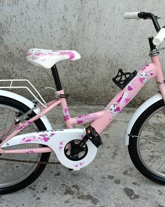 BICICLETTA DA BAMBINA TAGLIA 20 COME NUOVA