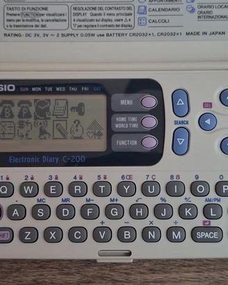 Agenda elettronica Casio My Magic Diary C-200