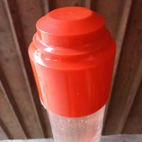 lampada modernariato arancio 