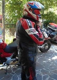 84 TUTA IN PELLE SPIDI divisibile