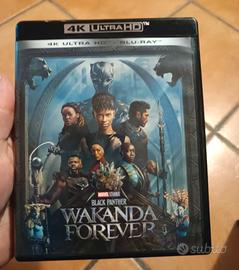 black panther wakanda Forever Blue ray 4K