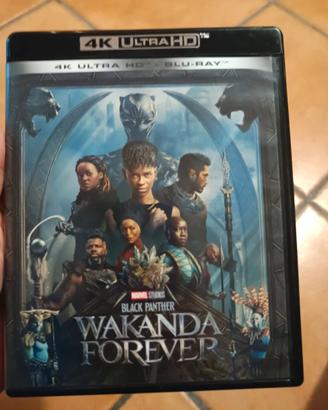 black panther wakanda Forever Blue ray 4K