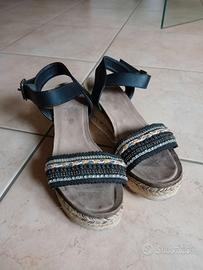 Sandali Zeppa Bata – Stile Etnico/Boho – N. 37