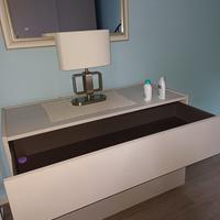 Comò legno a tre cassetti